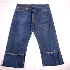 Levi's 501XX Mens Red Tag Dk Wash Button Jeans 40